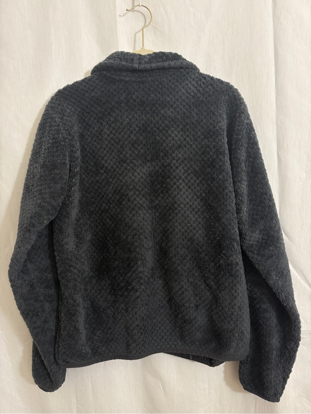 Columbia Fire Side II Sherpa Fleece Jacket Women’s L Gray Full Zip AL1086 - Picture 3 of 6